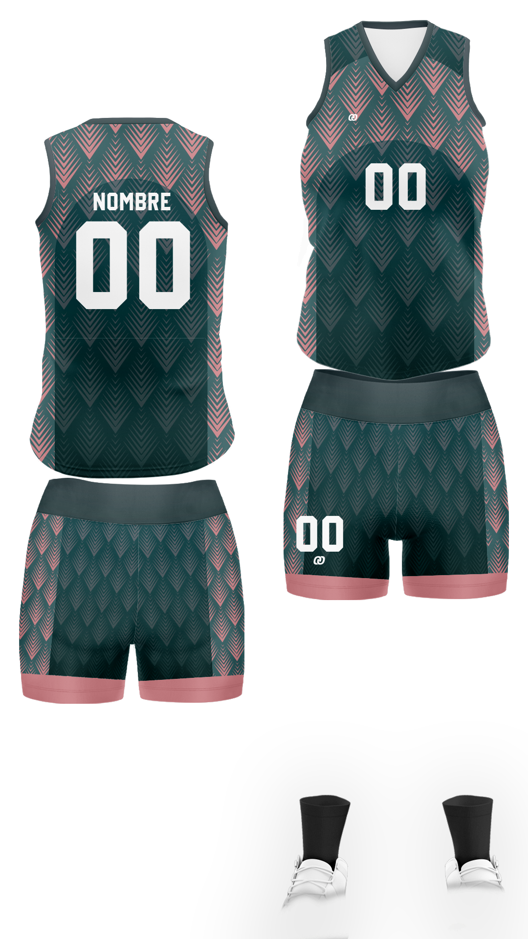 UNIFORME VOLEI ROMB TEXTURE (10)