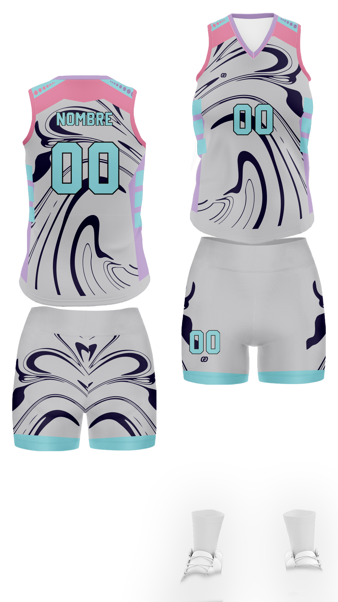 UNIFORME VOLEI GRAY (16)