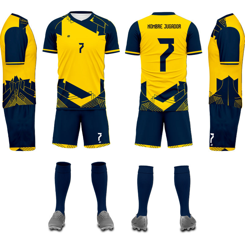 UNIFORME DE FÚTBOL DARK YELLOW (18)