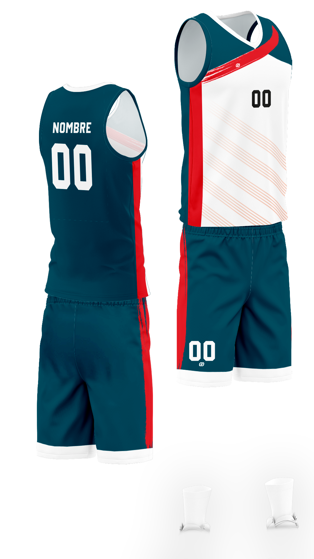 UNIFORME DE VOLEI WHITE BLUE (1)