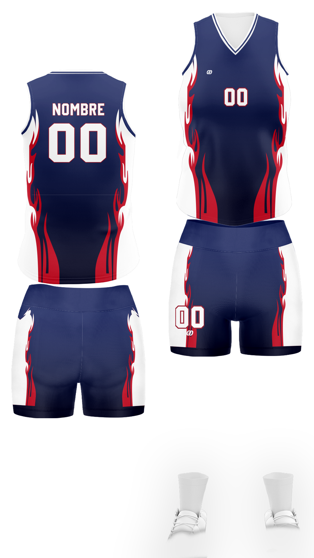 UNIFORME VOLEI FIRE PURPLE (26)