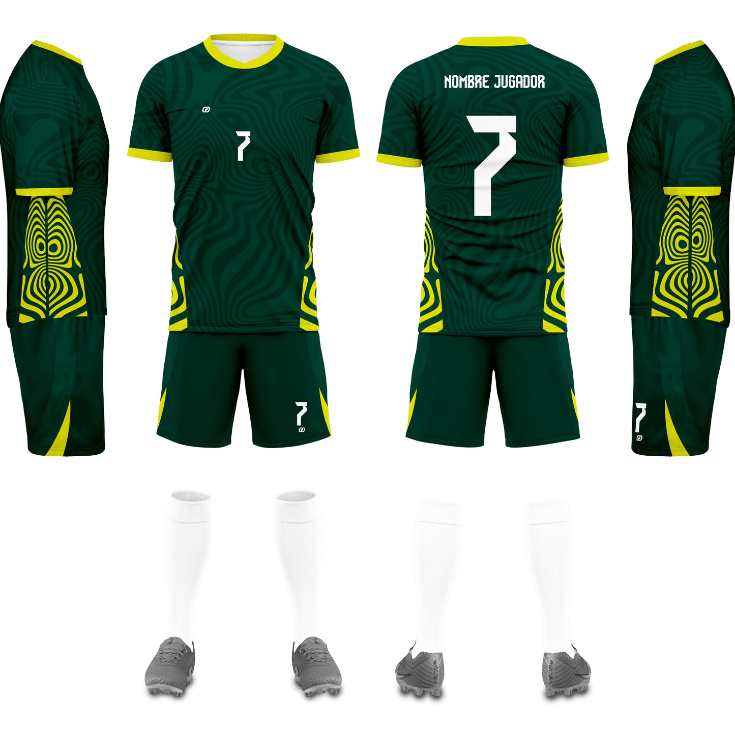 UNIFORME DE FÚTBOL GREEN CURVE (27)
