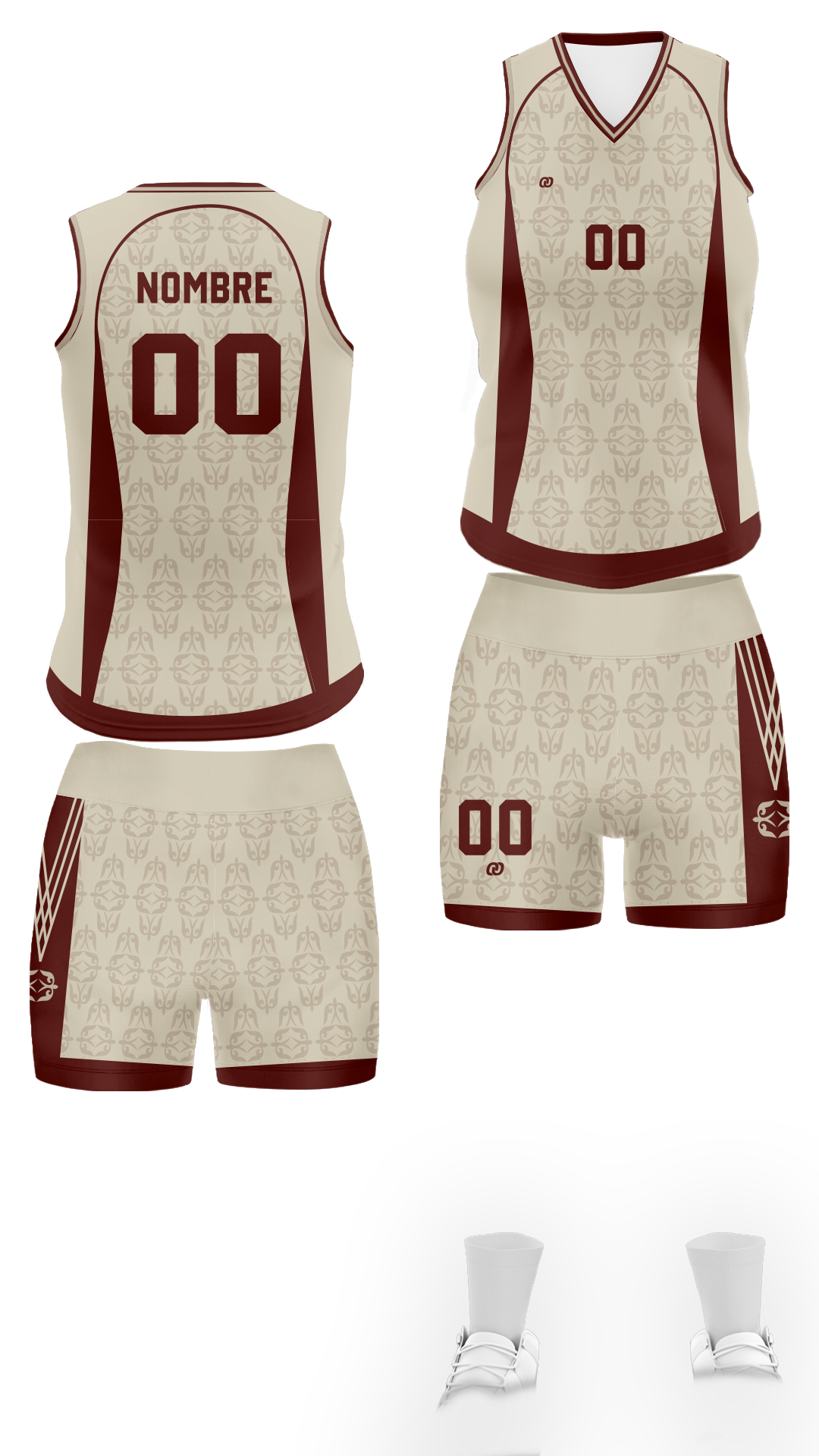 UNIFORME VOLEI BEIGE (28)