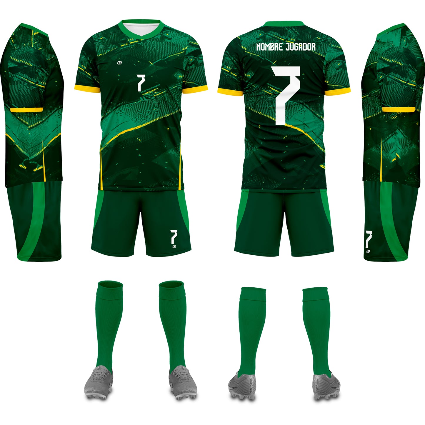 UNIFORME DE FÚTBOL GREEN WAVES (30)