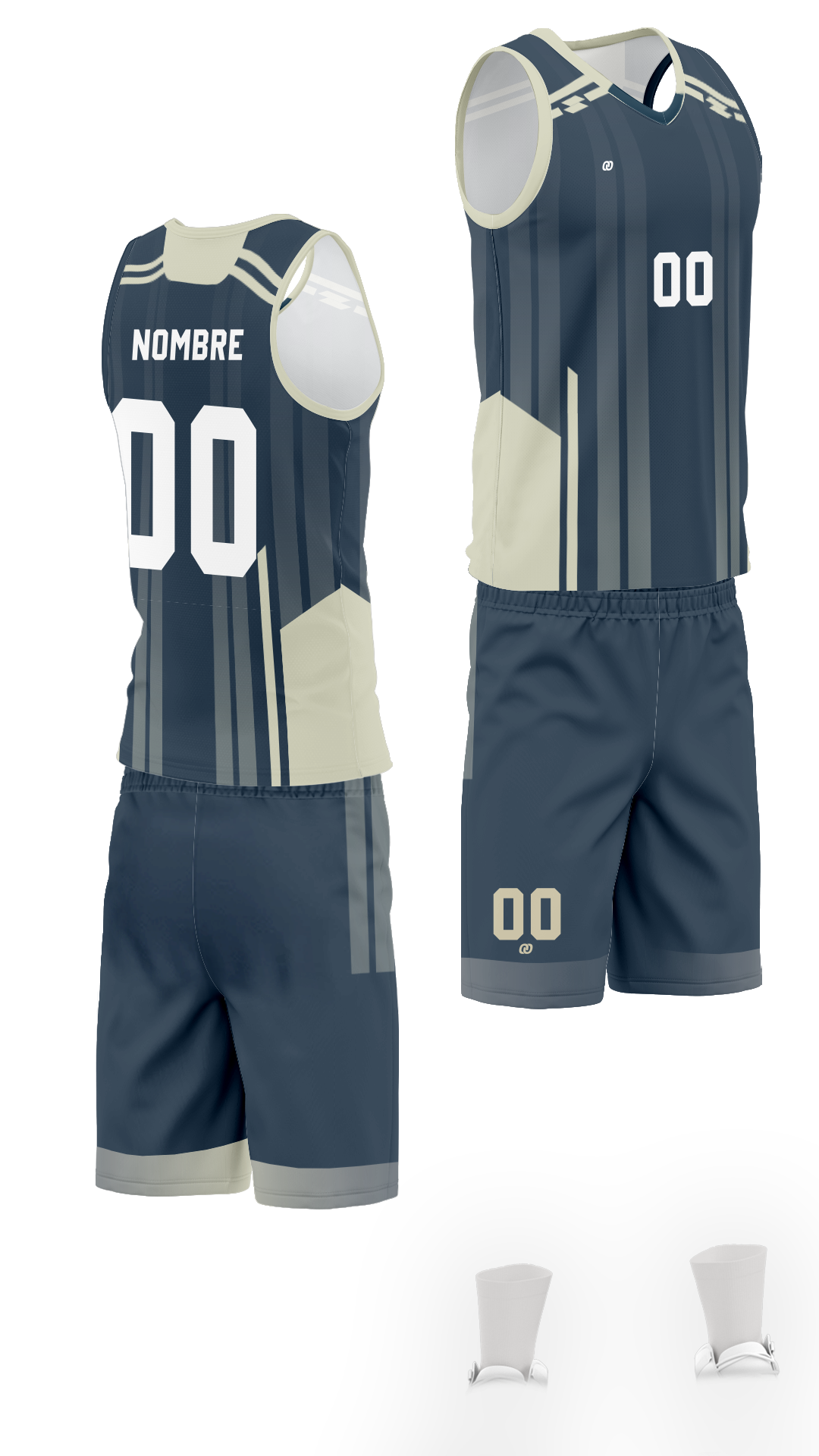 UNIFORME DE VOLEI NAVY JADE (32)