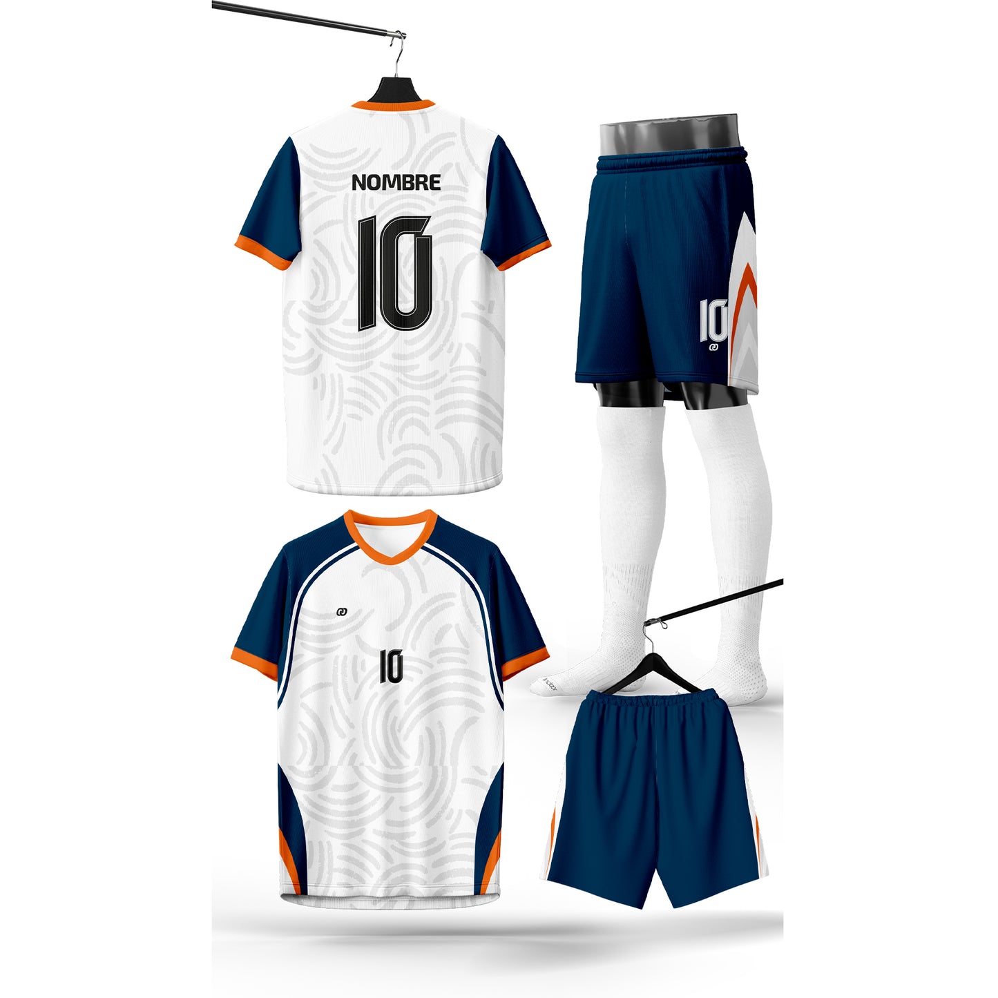 UNIFORME DE FÚTBOL MIX ORANGE (54)