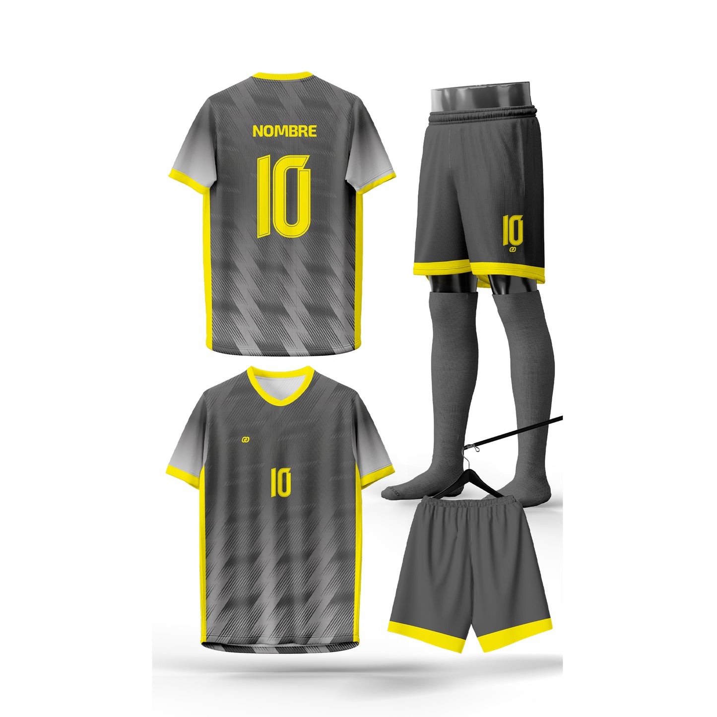 UNIFORME DE FÚTBOL NEON GRAY (56)