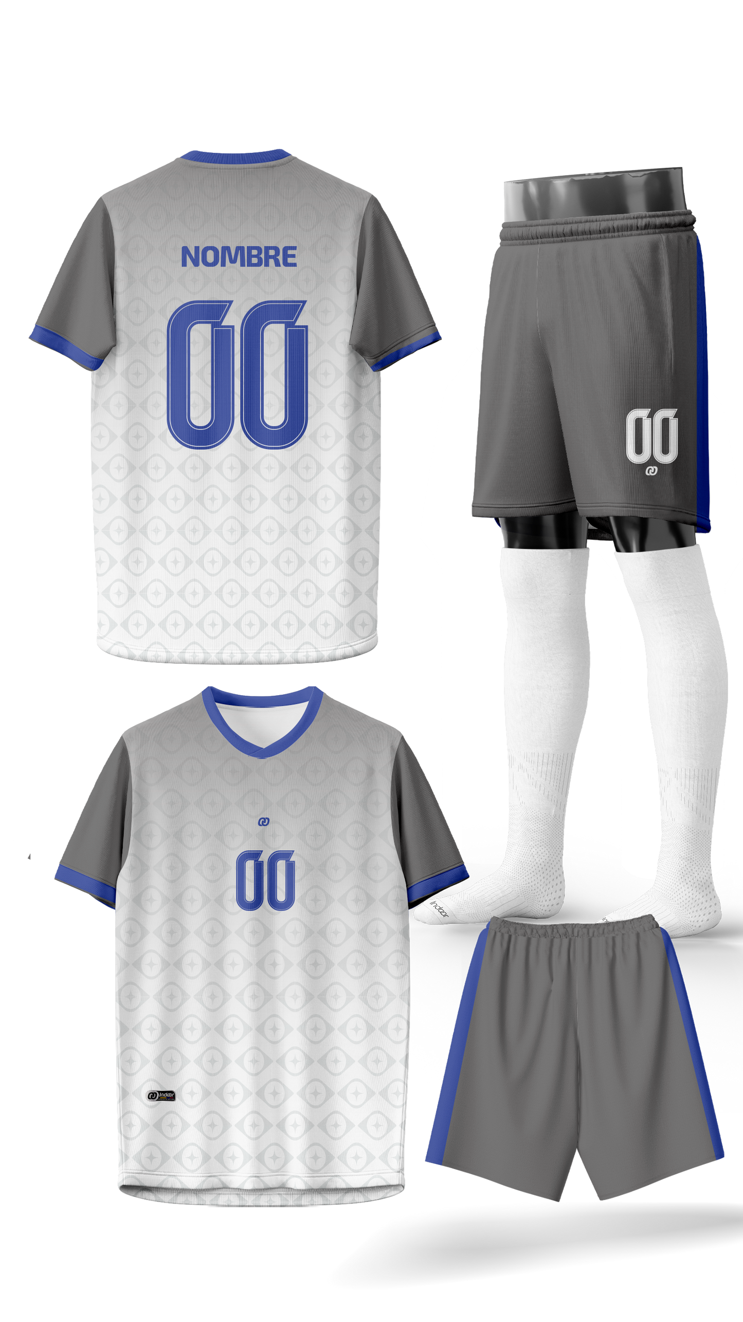 UNIFORME DE FÚTBOL GRAY TEXT (65)