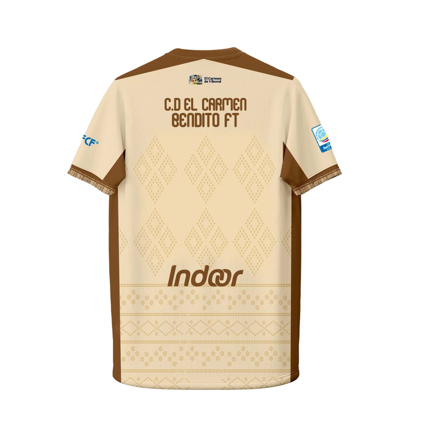 CAMISETA EL CARMEN BEIGE D3