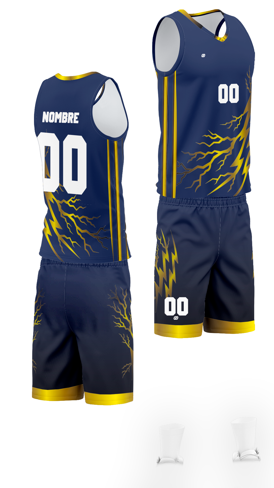 UNIFORME DE VOLEI RAYS BLUE (21)