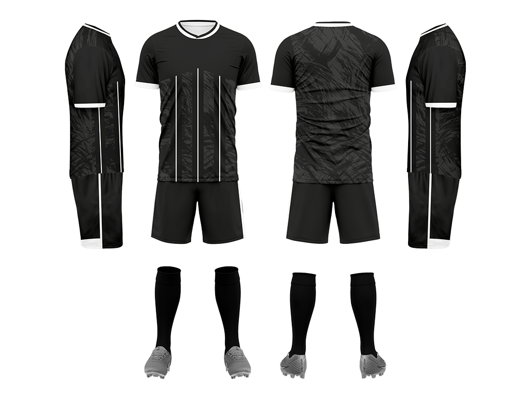 UNIFORME DE FÚTBOL BLACK AND WHITE (1)