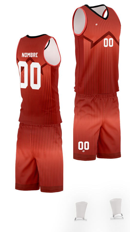 UNIFORME DE VOLEI LINES RED (12)