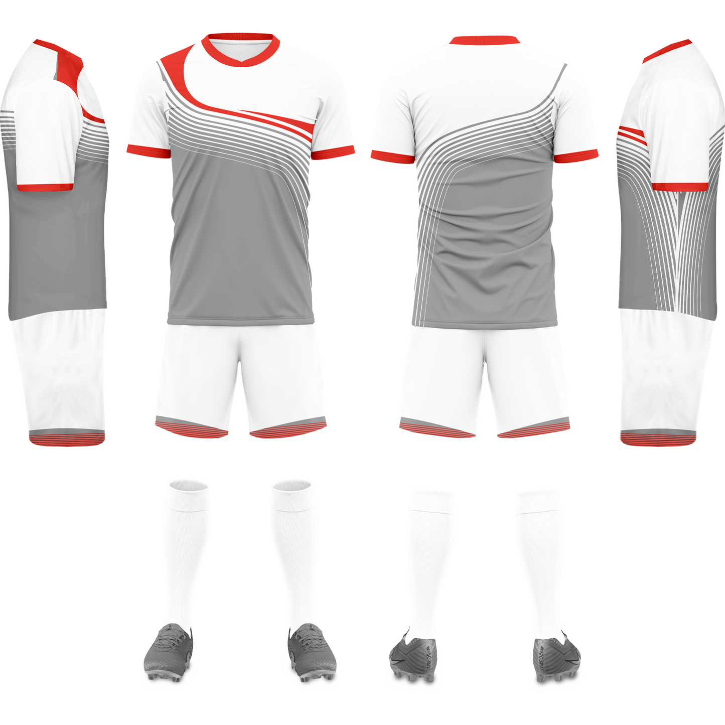 UNIFORME DE FÚTBOL GRAY ORANGE (12)