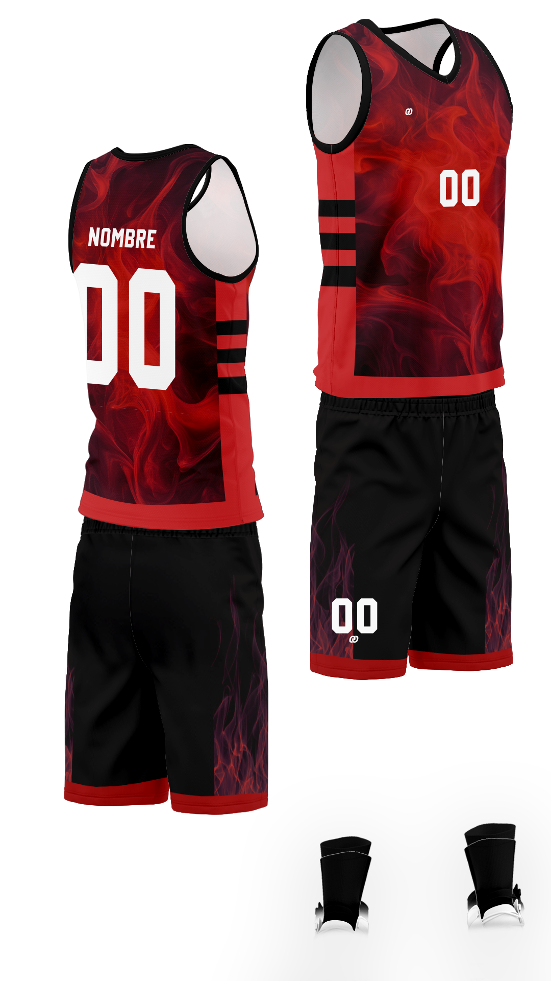 UNIFORME DE VOLEI FOM RED (14)