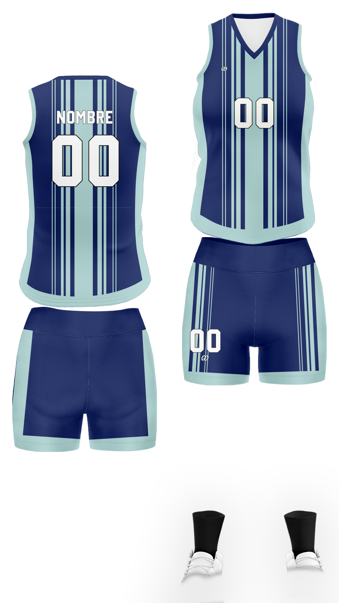 UNIFORME VOLEI LINES BLUE (14)