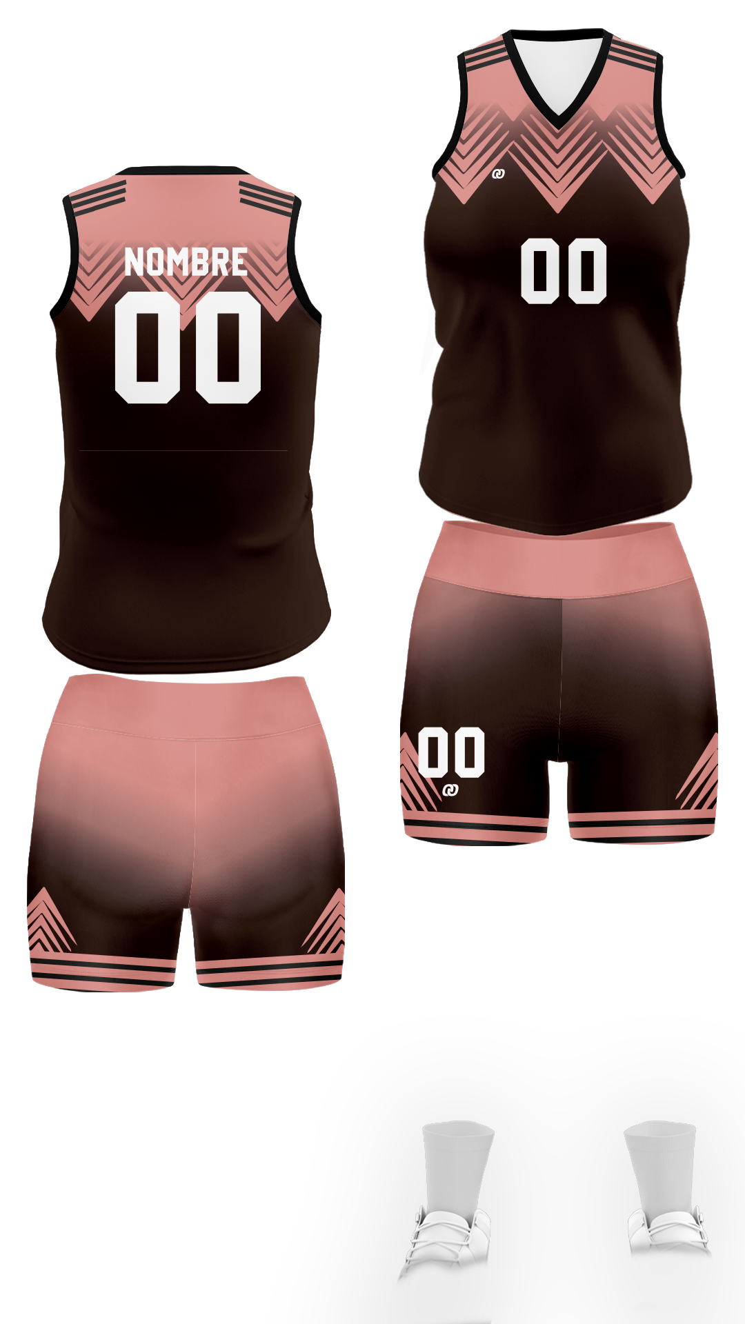UNIFORME VOLEI LINES DEGR ROSE (18)