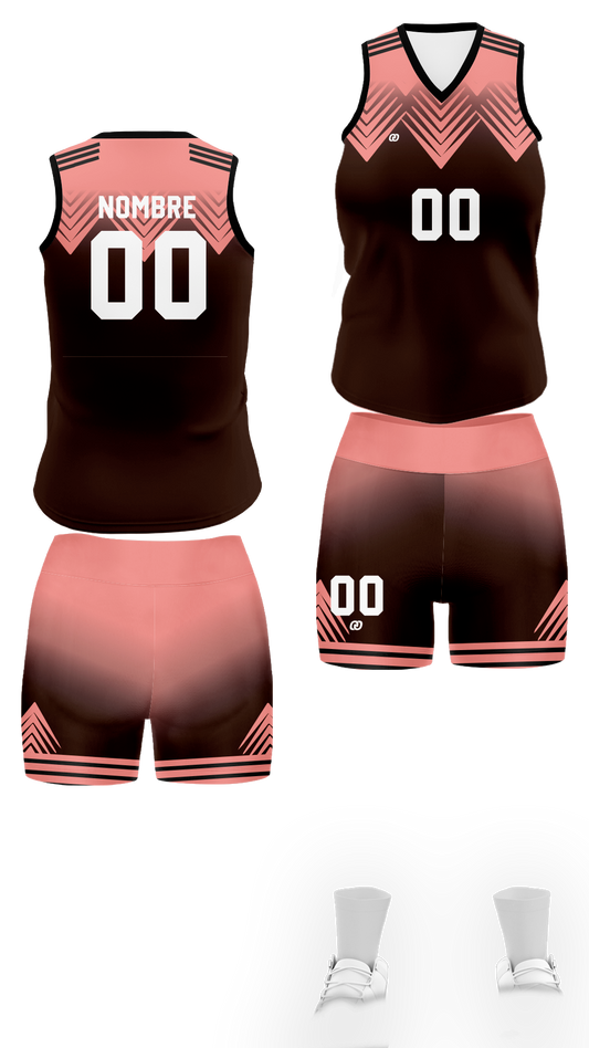 UNIFORME VOLEI LINES DEGR ROSE (18)