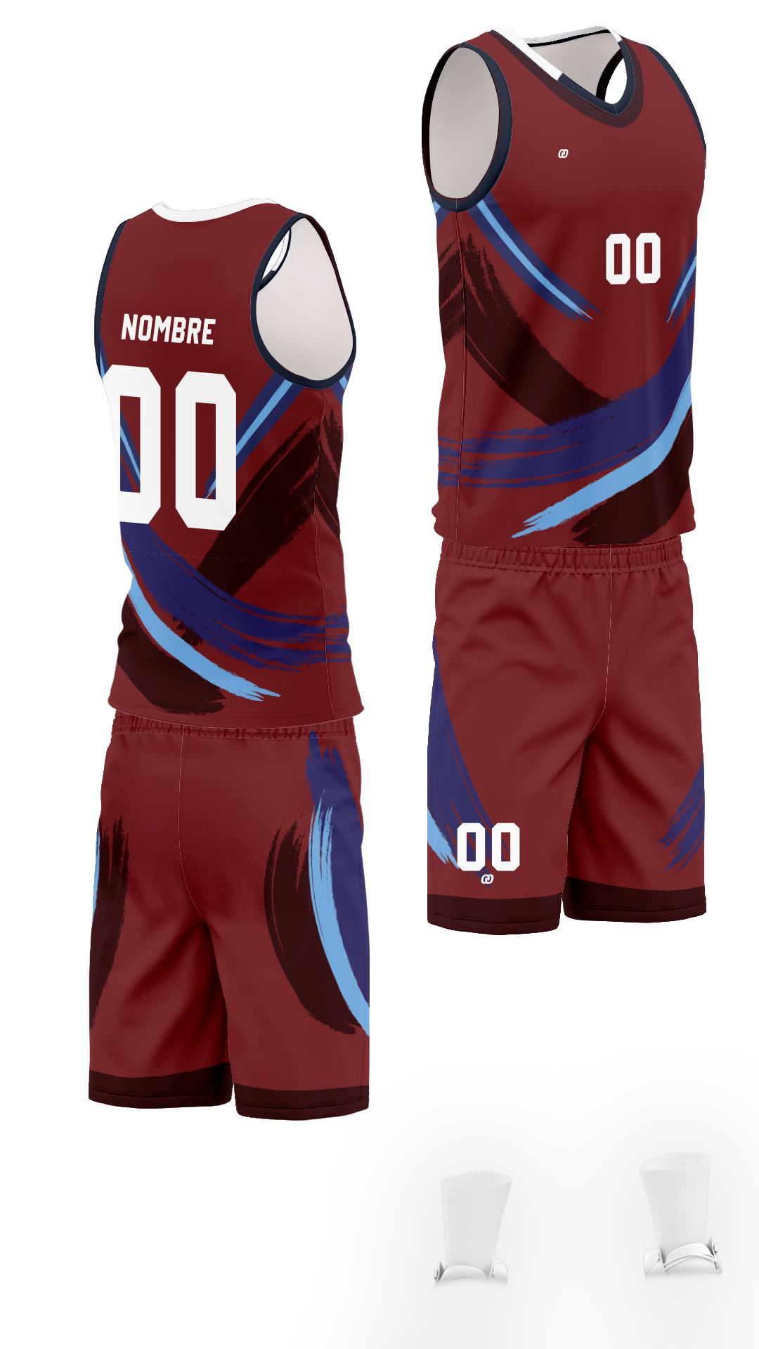 UNIFORME DE VOLEI RED BLUE (19)
