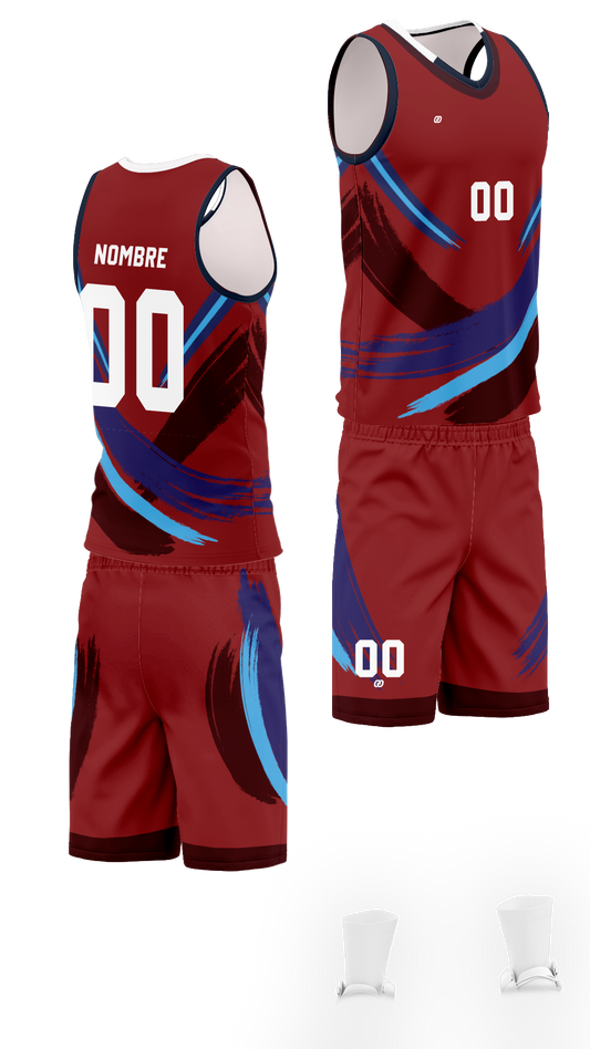 UNIFORME DE VOLEI RED BLUE (19)
