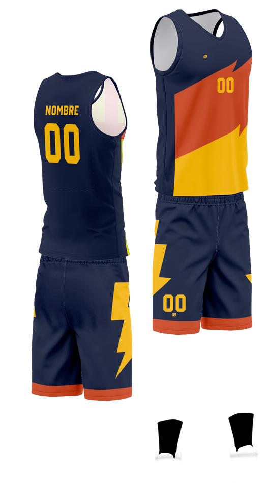 UNIFORME DE VOLEI ORANGE BLOCKS (2)