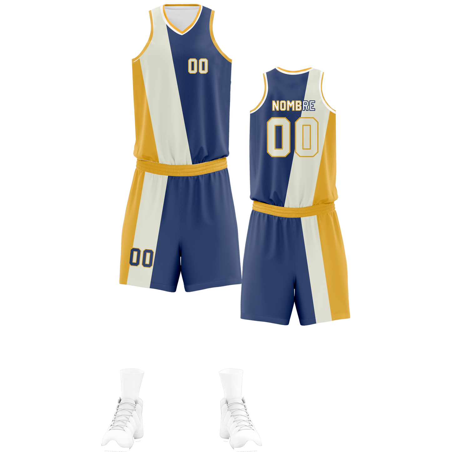 UNIFORME BASKET PASTEL LINES (20)