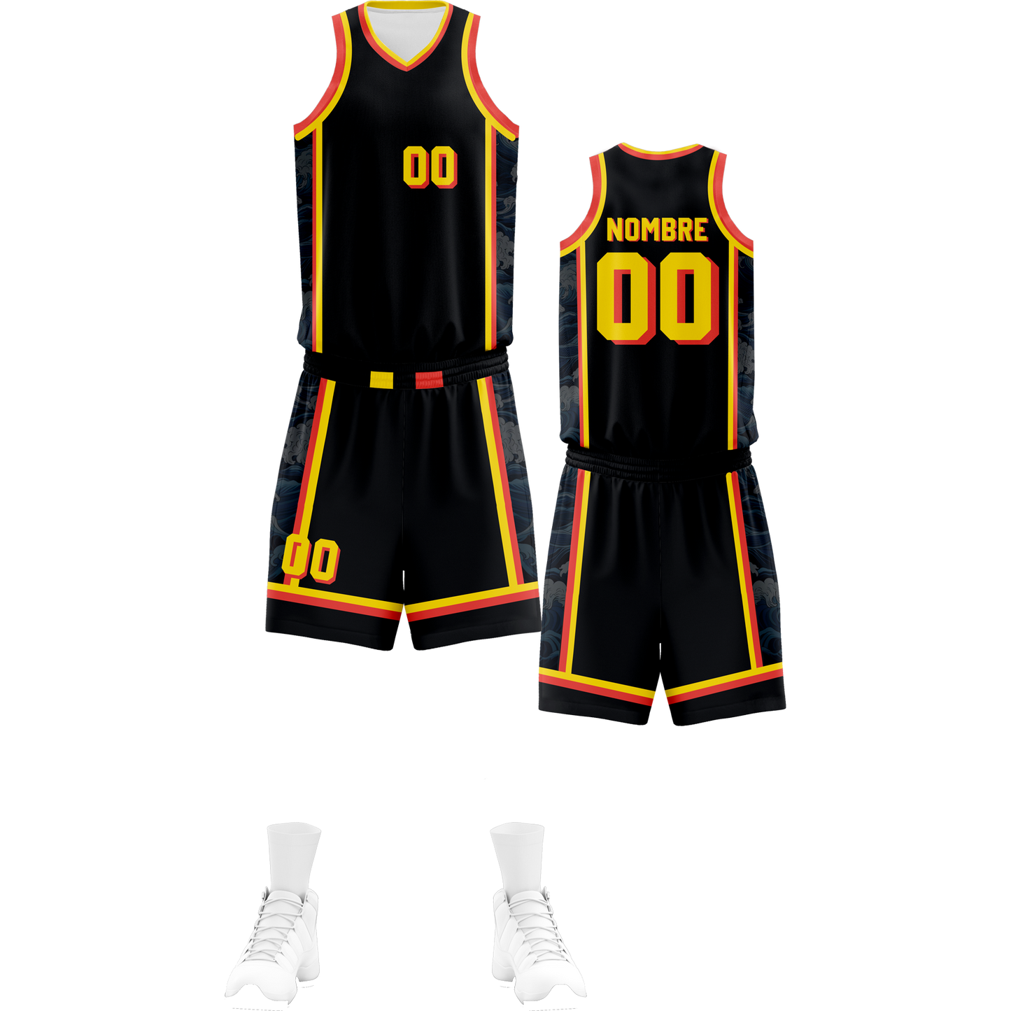 UNIFORME BASKET DARK GRAY (24)