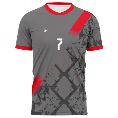UNIFORME DE FÚTBOL GRAY RED (26)