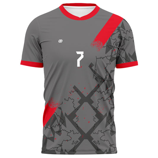 UNIFORME DE FÚTBOL GRAY RED (26)