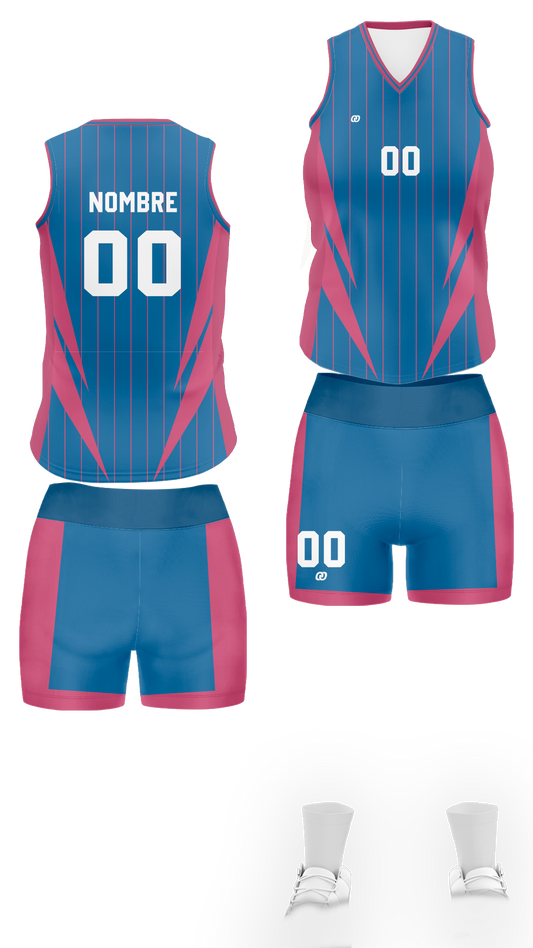 UNIFORME VOLEI PINK LINES (29)