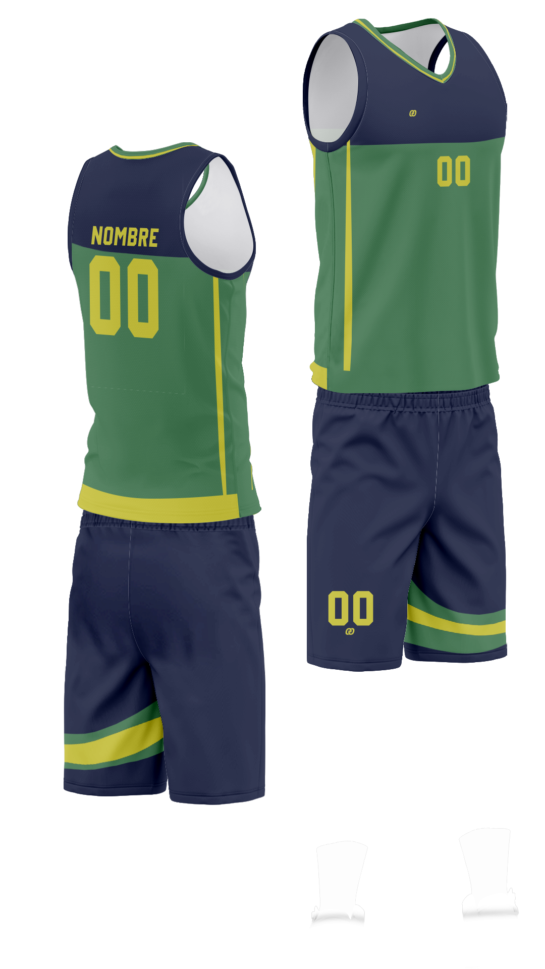UNIFORME DE VOLEI GREEN JAM (3)