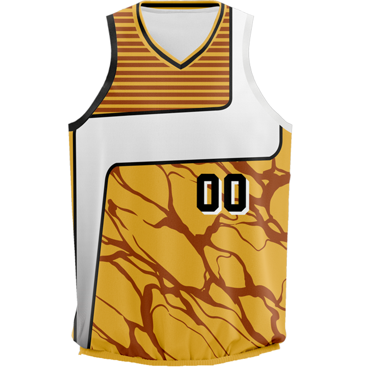 UNIFORME BASKET YELLOW DARK (30)