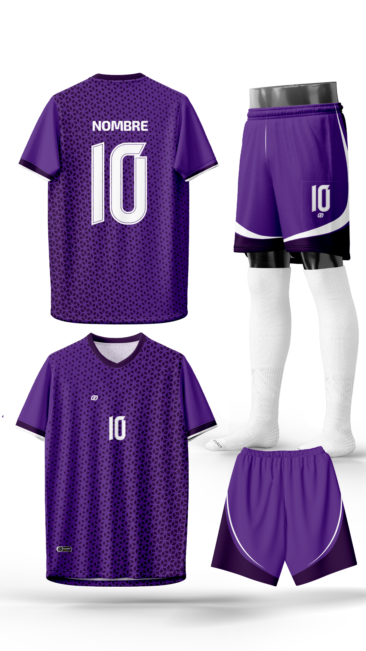 UNIFORME DE FÚTBOL PURPLE (67)