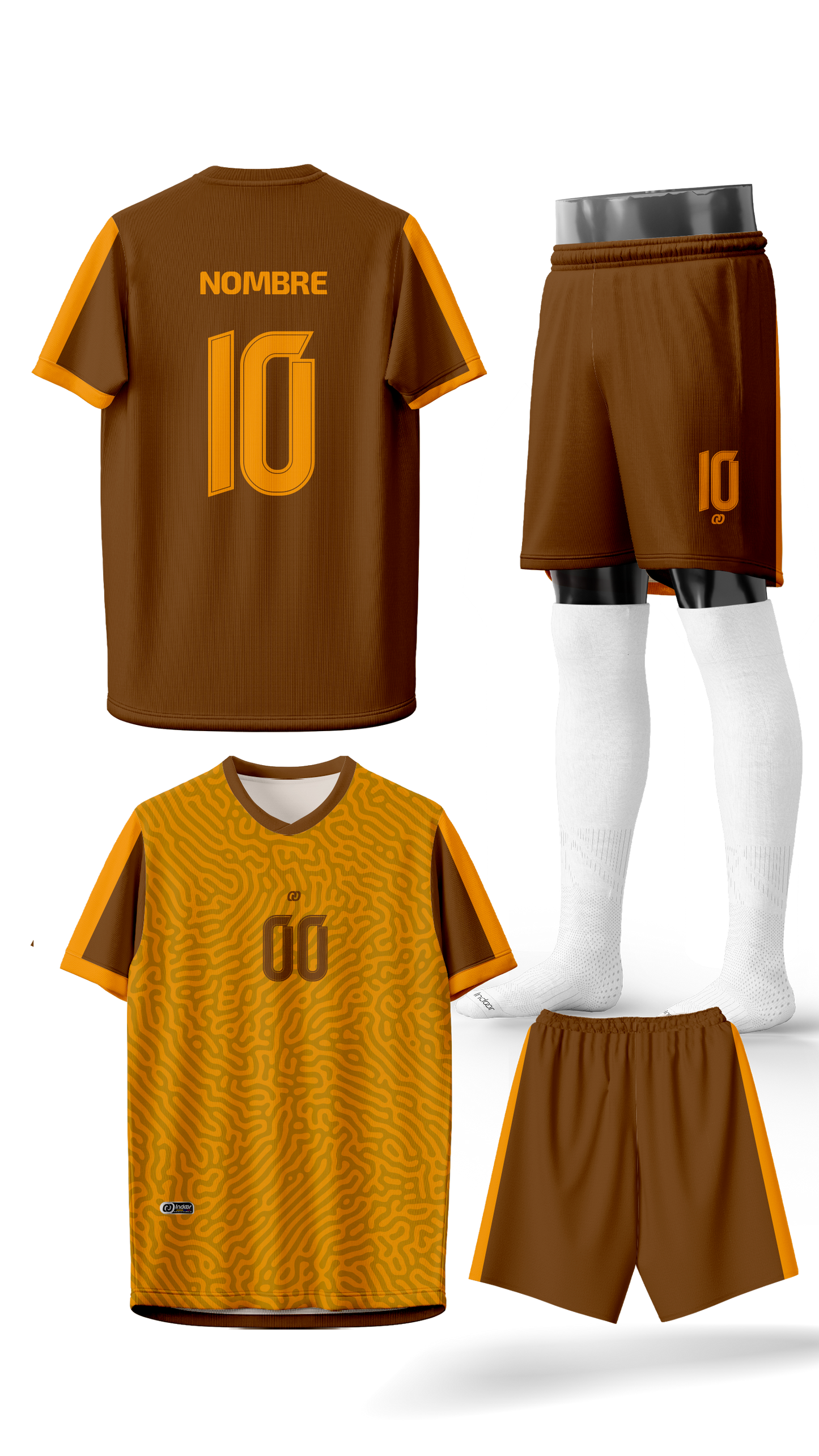 UNIFORME DE FÚTBOL BROWN (70)