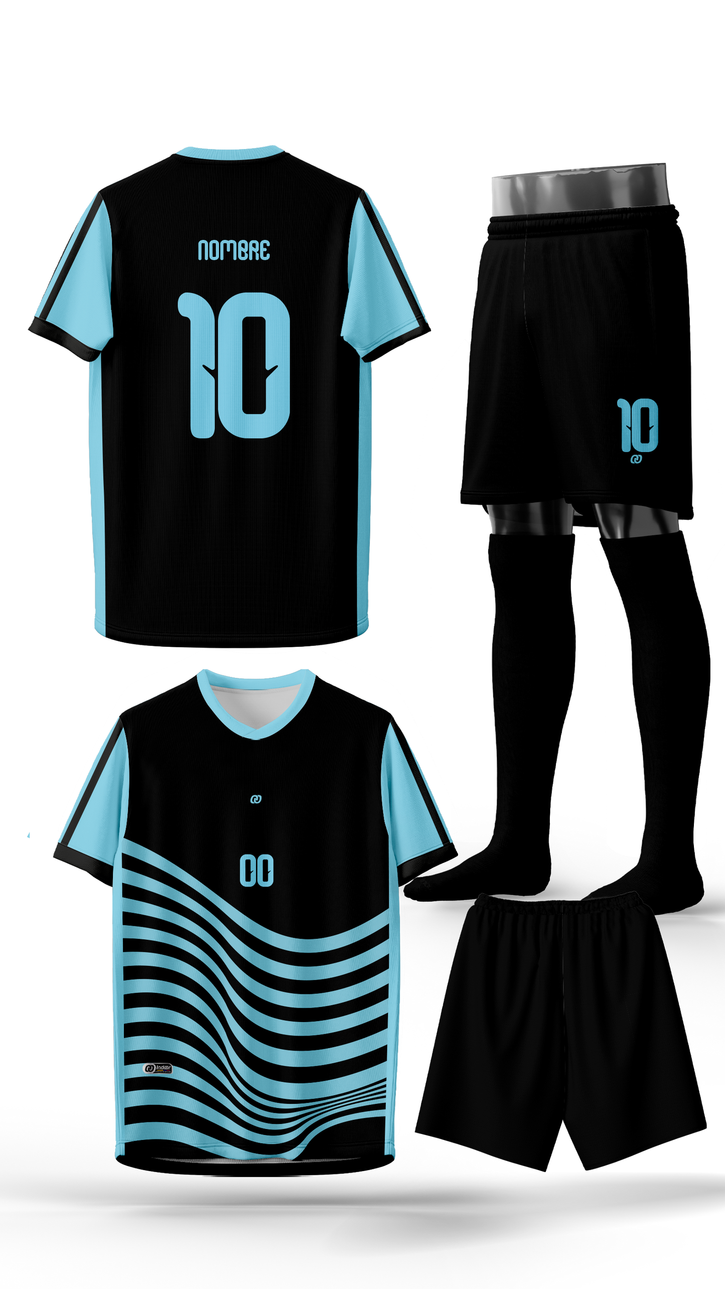 UNIFORME DE FÚTBOL OCEAN BLACK (72)