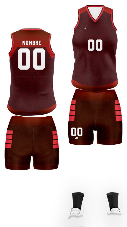 UNIFORME VOLEI VINE RED (8)