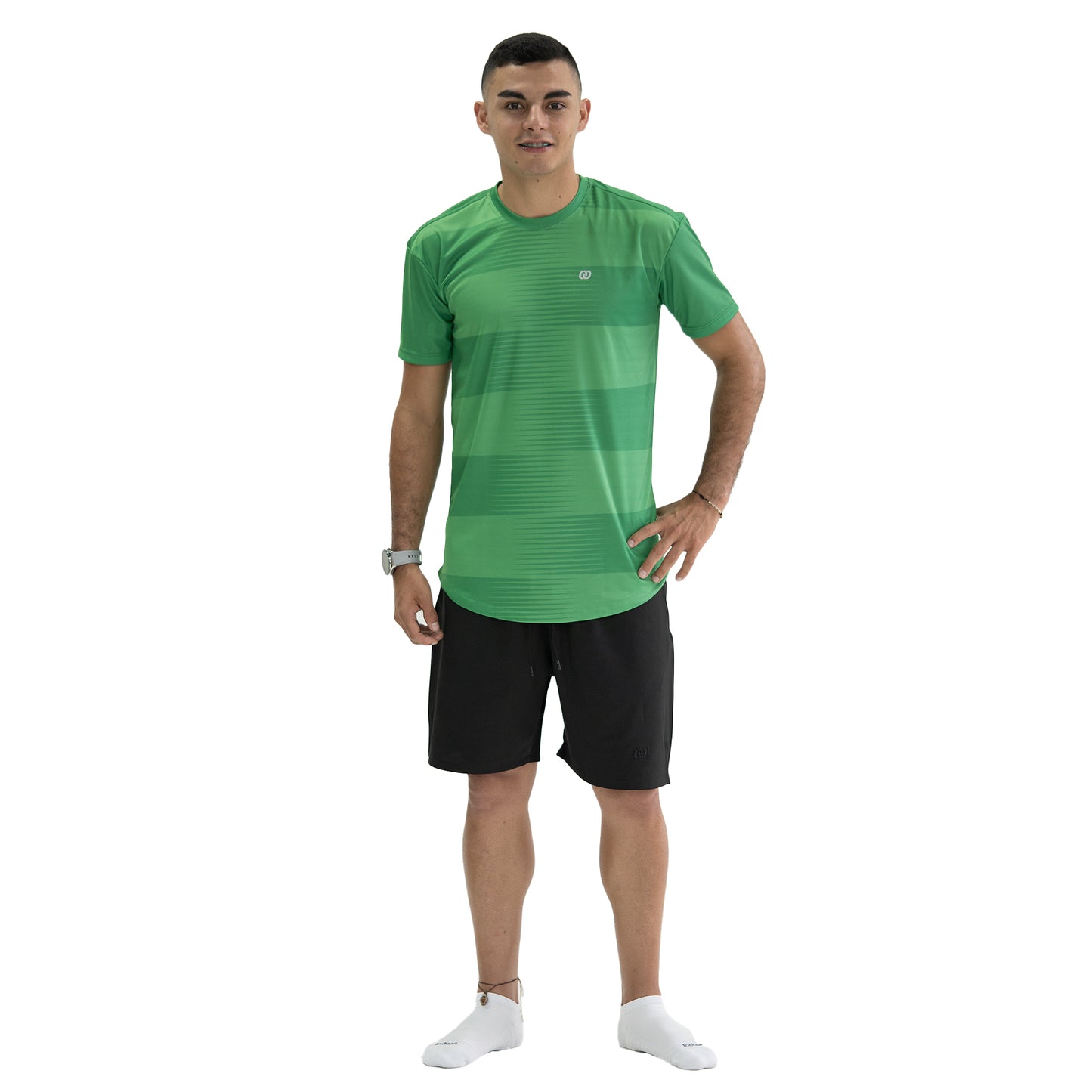 CAMISETA DEPORTIVA TEXTURAS VERDE ANTIOQUIA