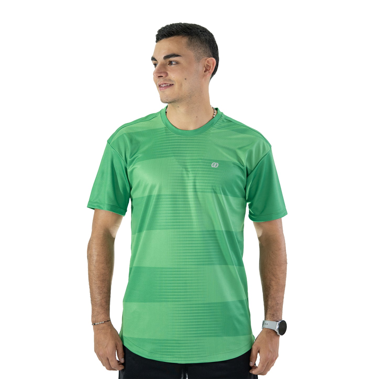 CAMISETA DEPORTIVA TEXTURAS VERDE ANTIOQUIA