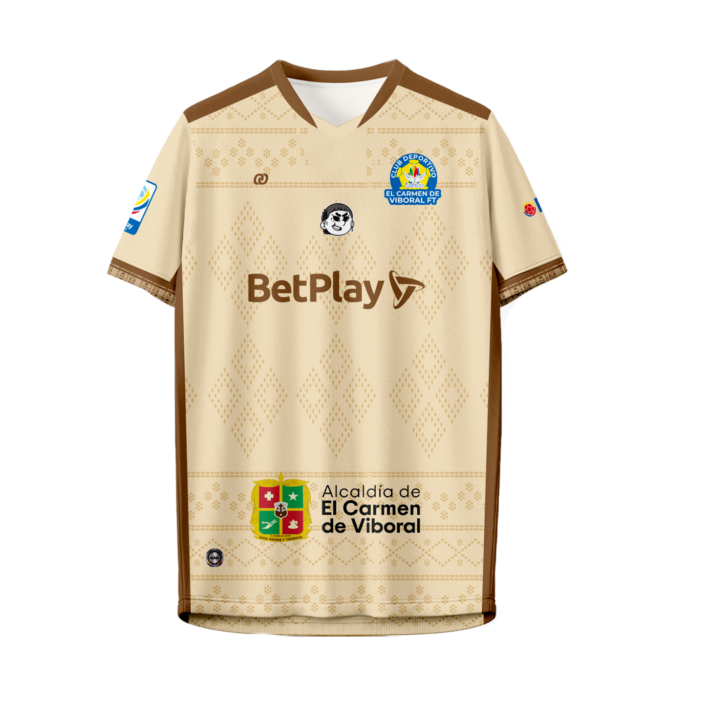 CAMISETA EL CARMEN BEIGE D3