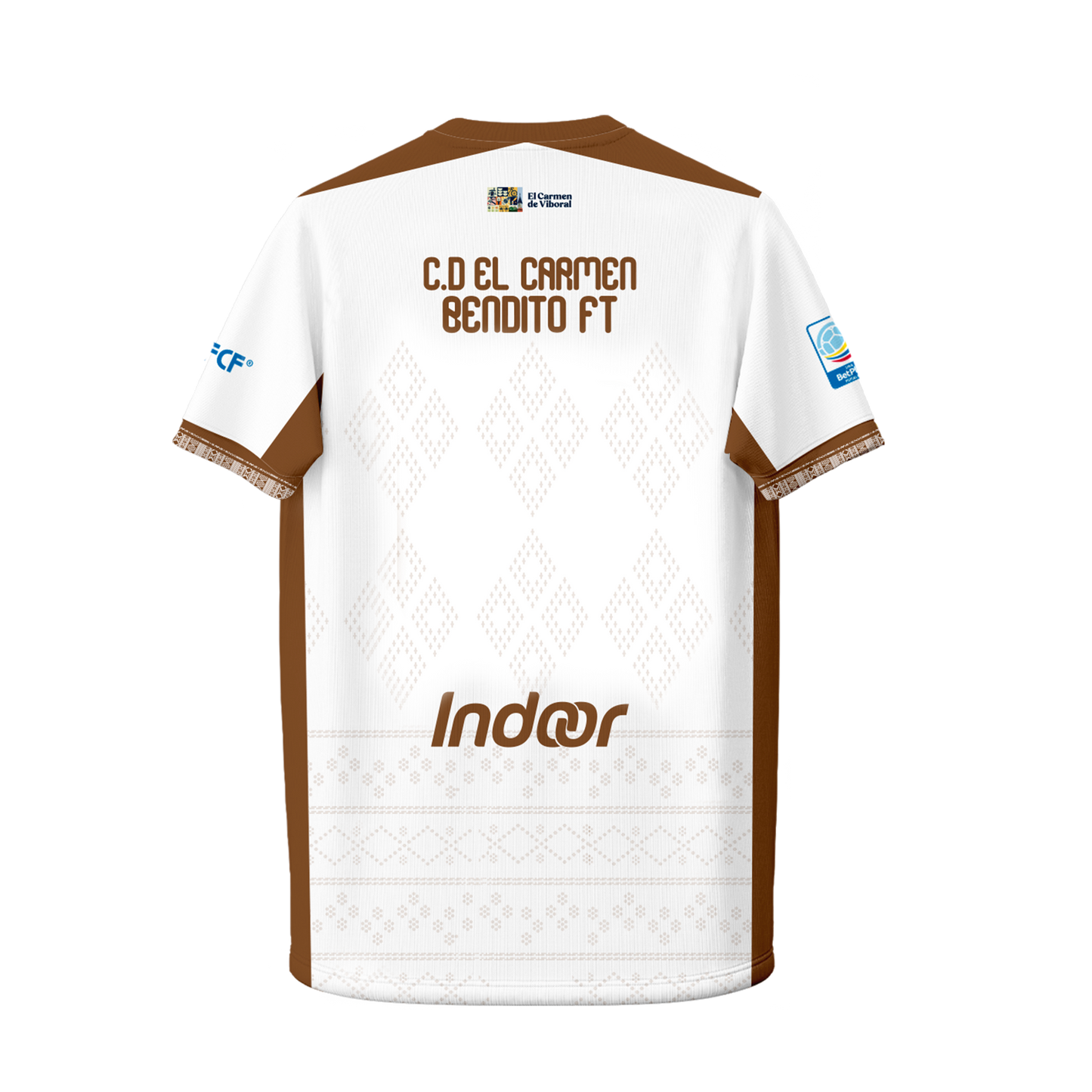 CAMISETA EL CARMEN BLANCA D1