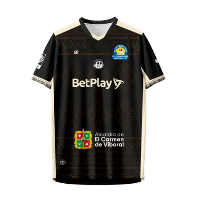 CAMISETA EL CARMEN NEGRA D2