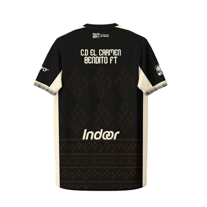 CAMISETA EL CARMEN NEGRA D2