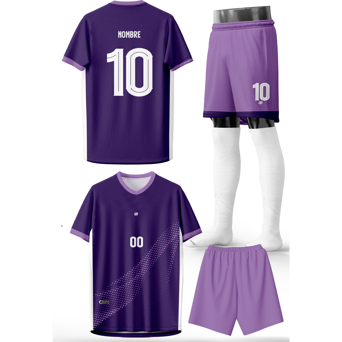 UNIFORME DE FÚTBOL PURP (77)