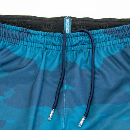 PANTALONETA TRAINING TEXTURA CAMUFLADA AZUL