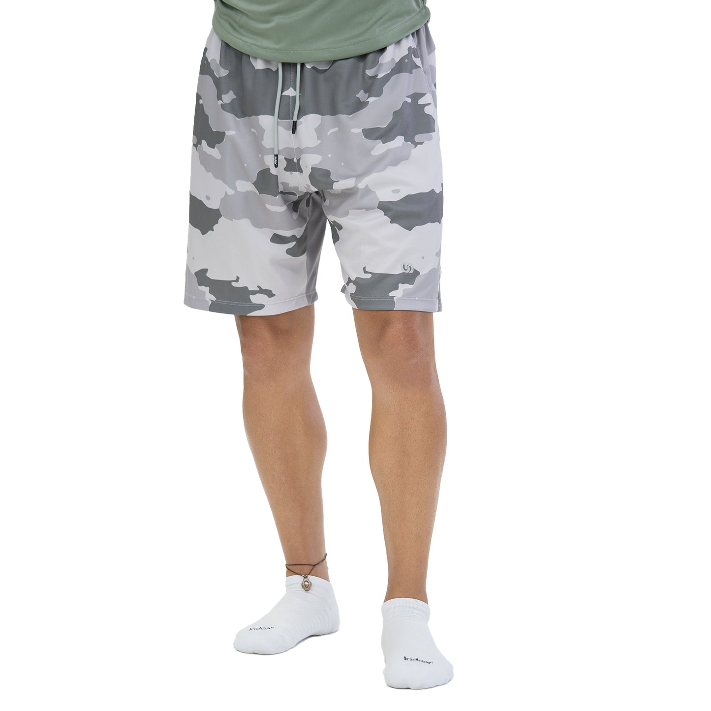 PANTALONETA TRAINING TEXTURA CAMUFLADA GRIS