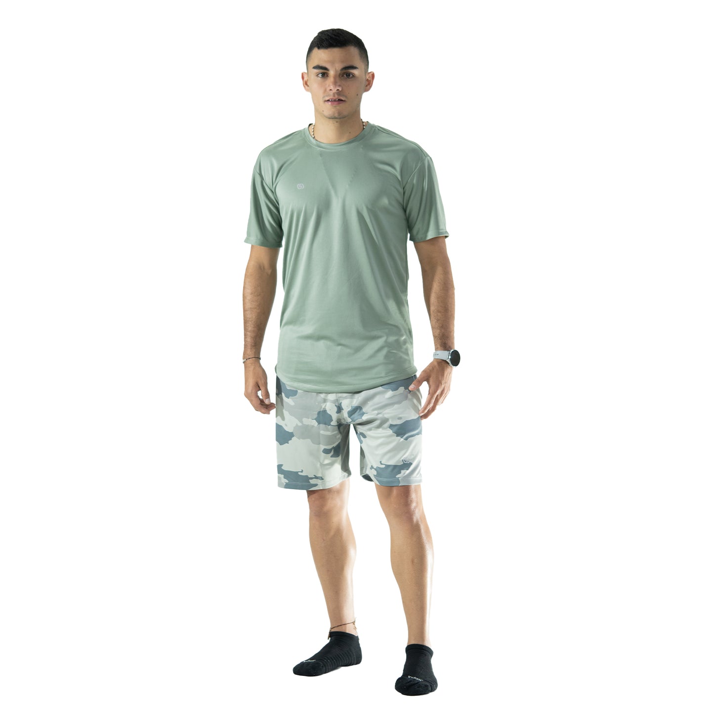 PANTALONETA TRAINING TEXTURA CAMUFLADA TIERRA